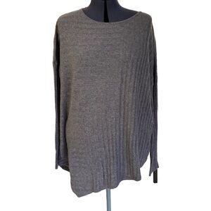 Inc International Concepts Brown’s Womens Asymmetrical Knit Sweater Boat Neck XL